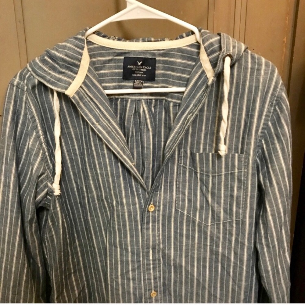 Casual button down hoodie